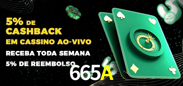 Promoções do cassino ao Vivo 665A